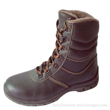 Safety Boots, Made of Embossed Cow Leather and PU Sole, 37 to 48# Sizes S1, SB, S1P and S3